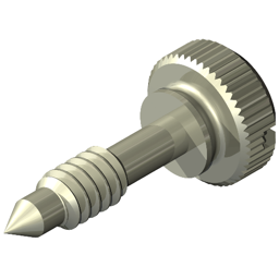 Natural Finish Retractable Captive Panel Fasteners Press in Style #10-32 X 0.34 THK=0.036 Slotted Drive 20 pcs